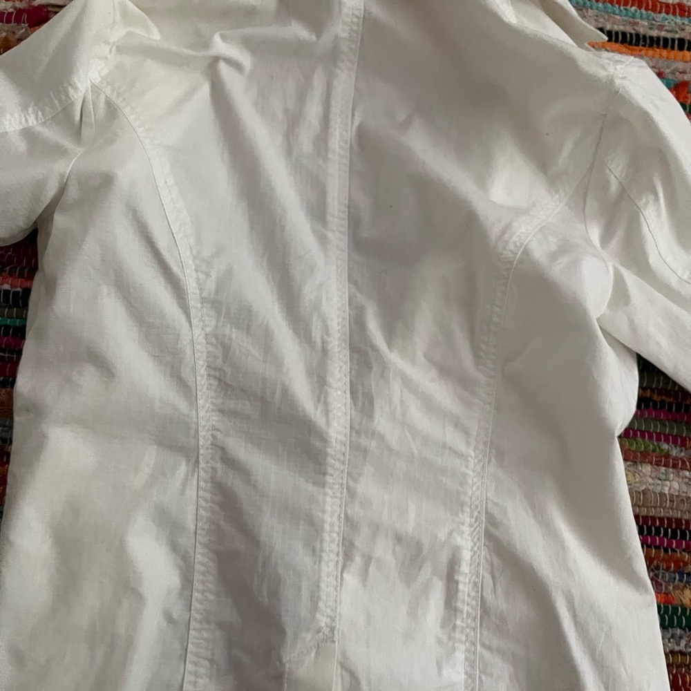 Chicos White Button Down Jacket - image 6